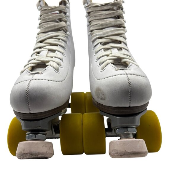 Sure-Grip International Roller Skates Women Size 5 White Sonic Wheels EUC - Picture 3 of 12